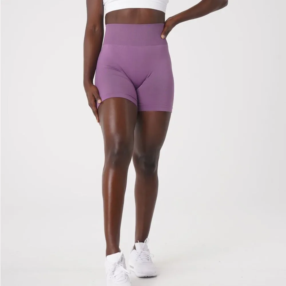 NVGTN Orchid Solid Seamless Shorts XS NWT in packaging‎